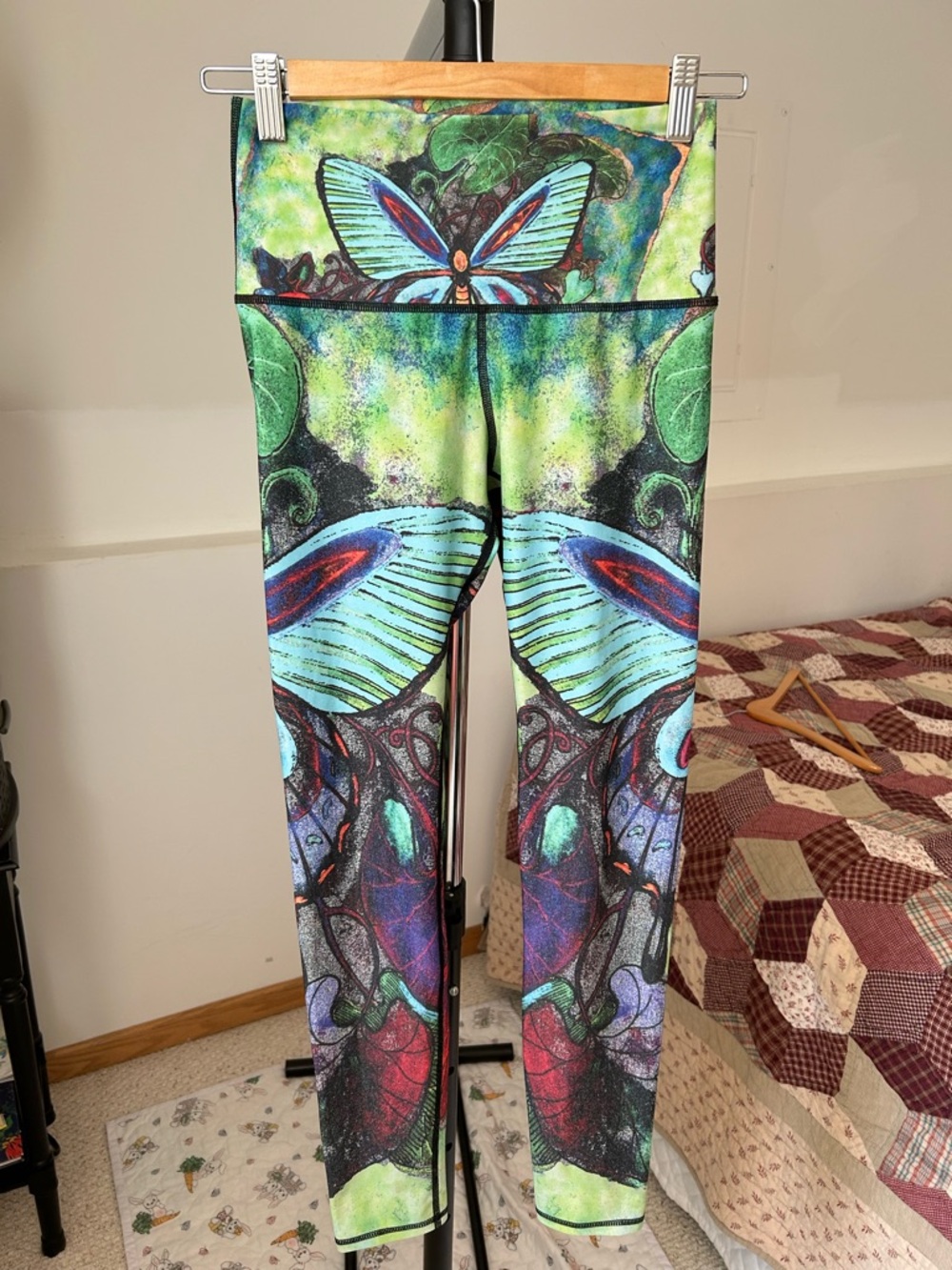 Yoga Democracy Butterfly Leggings